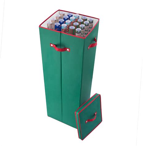upright gift wrap storage container